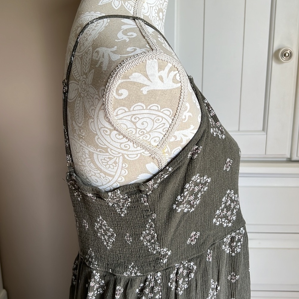 • SO green floral maxi, L • - Picture 8 of 16